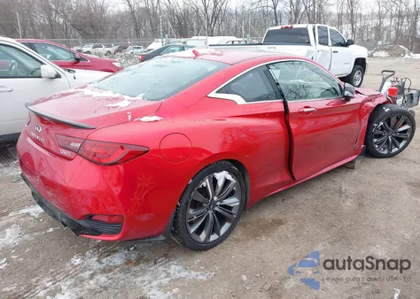 2019 Infiniti Q60 3.0T Red Sport 400 from USA, damaged, VIN JN1FV7EL6KM441086
